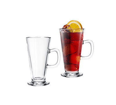 AQUA FOOTED MUG 28,5CL (24) (Aqua)