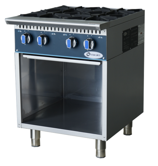 MODULUKS 4 BURNER BOILING TABLE - HEAVY DUTY RANGE - WITHOUT FLAME FAILURE