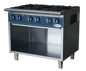 MODULUKS 6 BURNER BOILING TABLE - HEAVY DUTY RANGE - WITHOUT FLAME FAILURE