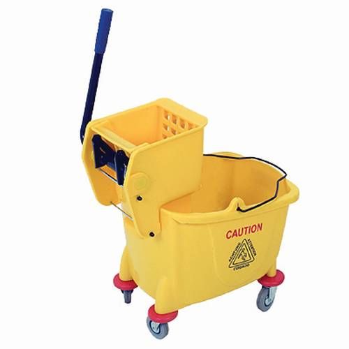PLASTIC BUCKET & WRINGER - (YELLOW) 36 LT (Spectra)