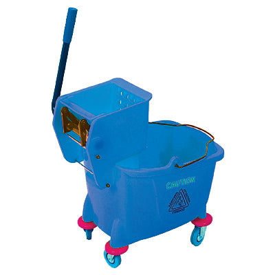 PLASTIC BUCKET & WRINGER - (BLUE) 36LT (Spectra)