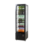 Refrigerated glass display cabinet - 279Lt, Black (POLARCAB)