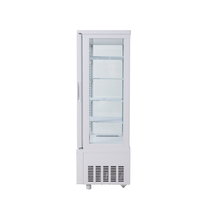 Refrigerated glass display cabinet - 279Lt, White (POLARCAB)