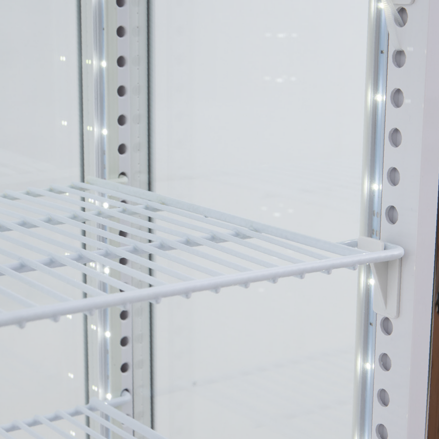 Refrigerated glass display cabinet - 279Lt, White (POLARCAB)