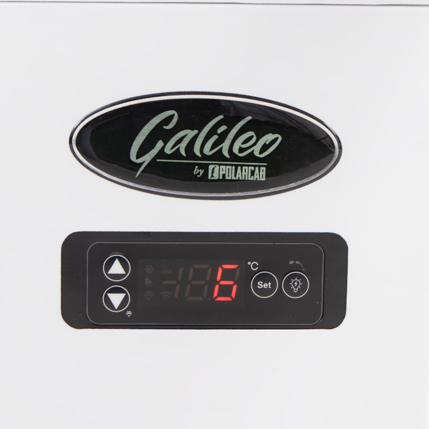 Refrigerated glass display cabinet - 98Lt, White (POLARCAB)