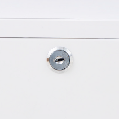 Refrigerated glass display cabinet - 74Lt, White (POLARCAB)