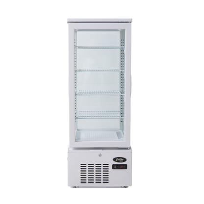 Refrigerated glass display cabinet - 279Lt, White (POLARCAB)