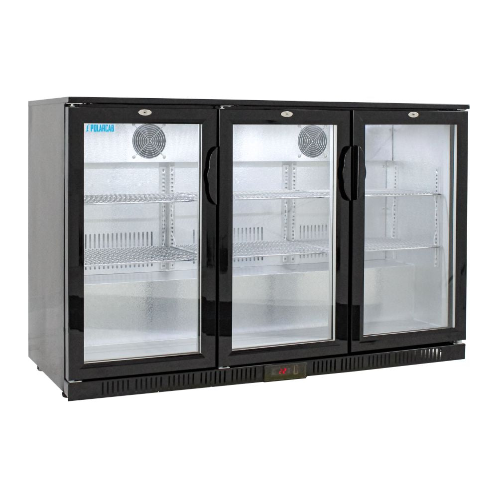 Back Bar Bottle Cooler – 3 Door, Hinged (POLARCAB)
