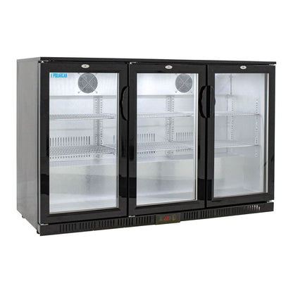 Back Bar Bottle Cooler – 3 Door, Hinged (POLARCAB)