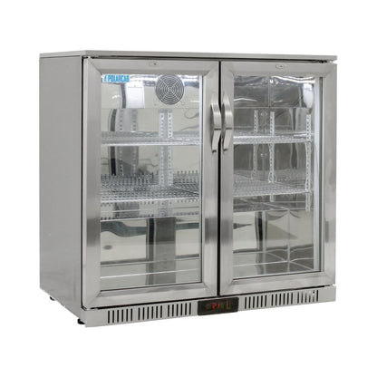 Back Bar Bottle Cooler – 2 Door, Hinged (POLARCAB)