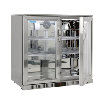 Back Bar Bottle Cooler – 2 Door, Hinged (POLARCAB)