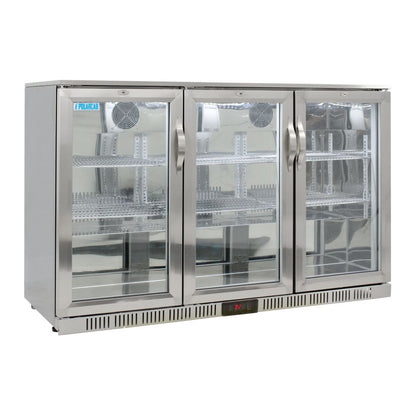Back Bar Bottle Cooler – 3 Door, Hinged (POLARCAB)