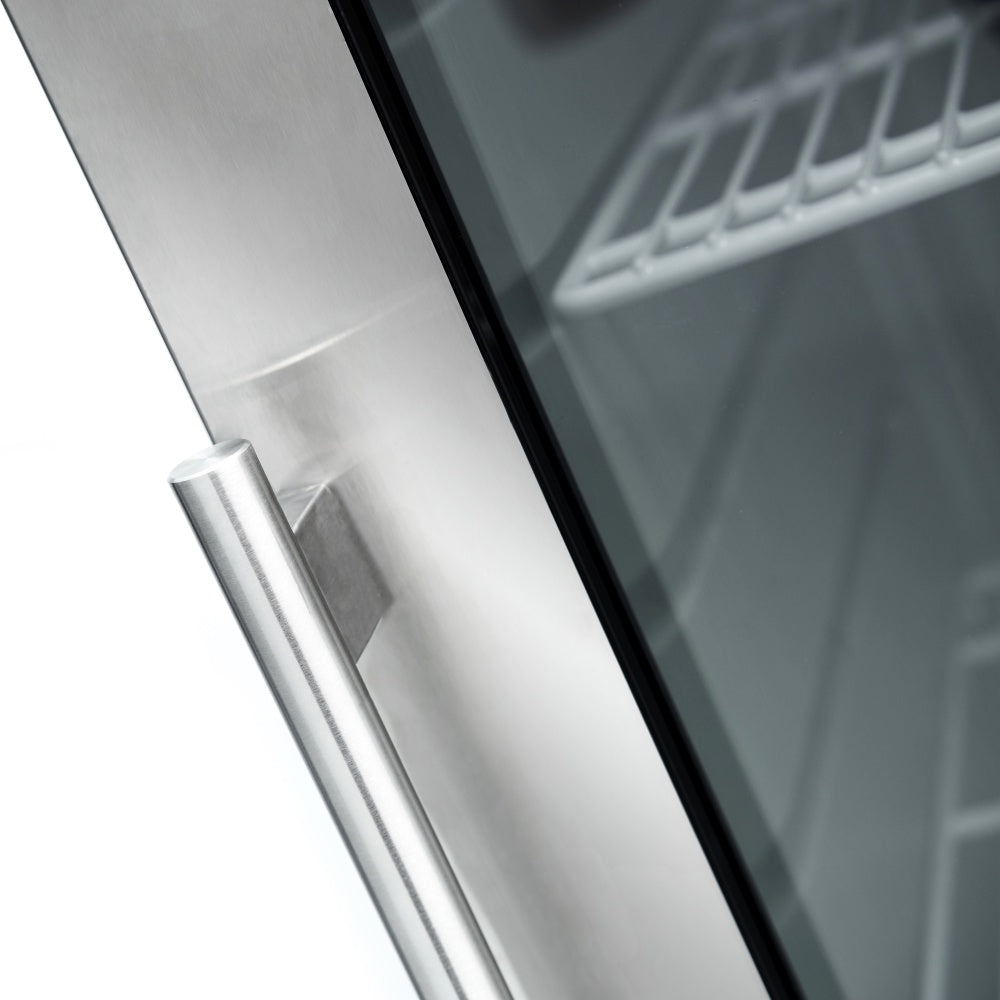 Upright storage freezer with glass door - 300Lt (POLARCAB)