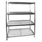 POT RACK S/STEEL - FLOOR STANDING 1200 X 600 X 1450MM (Global)