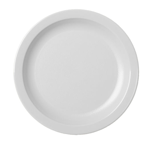 POLYCARBONATE NARROW RIM SIDE PLATE 16.5CM DIAMETER – WHITE