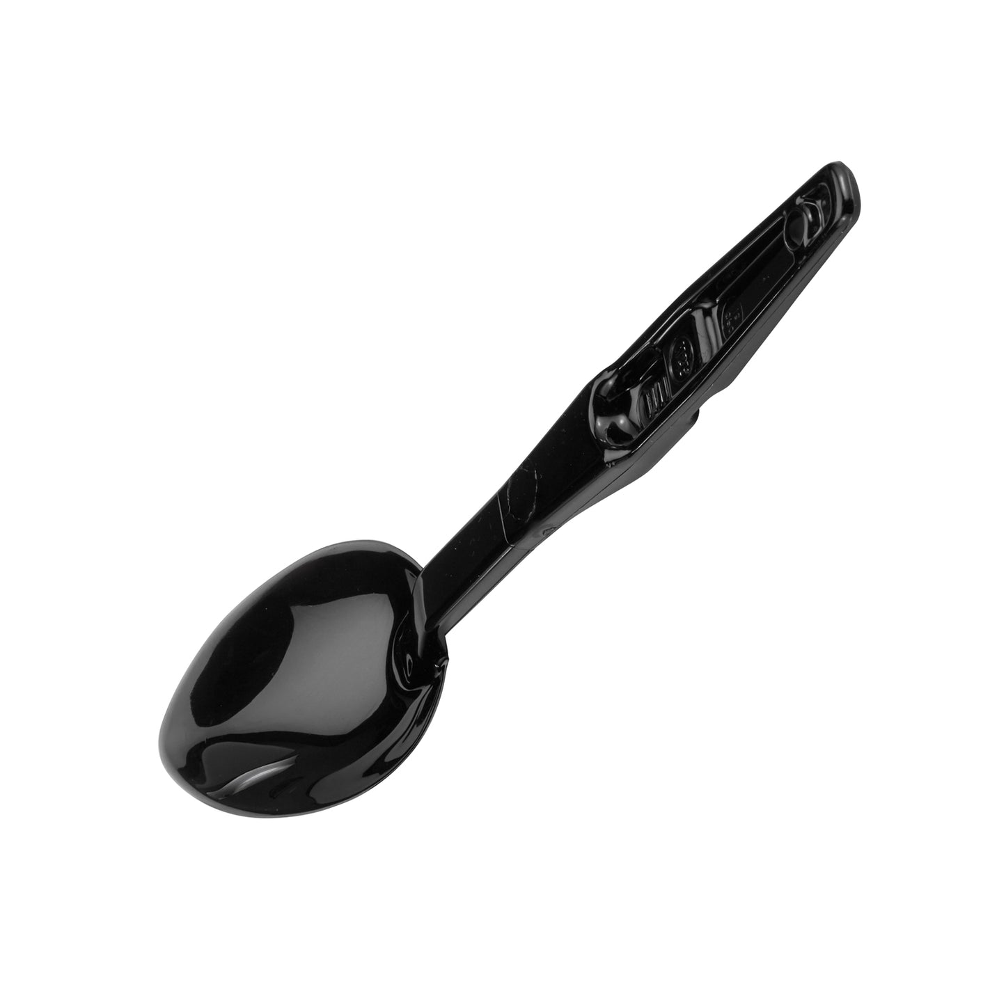 POLYCARBONATE SOLID SPOON BLACK 33CM L (Cambro)