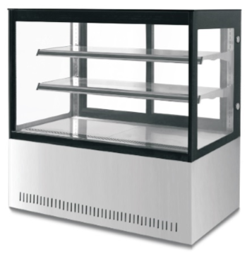 PACIFIC SQUARE GLASS DISPLAY- HOT- 1200W X 730D X 1200H