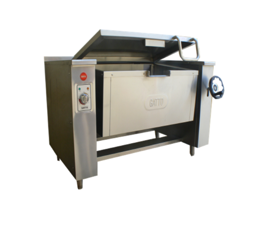 GATTO STAINLESS STEEL 80LT TILTING PAN - GAS