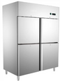 PACIFIC UPRIGHT DOUBLE DOOR FREEZER (4 X 1/2 DOOR) - GN RANGE - STAINLESS STEEL