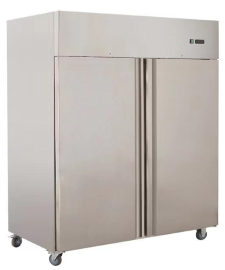 PACIFIC UPRIGHT DOUBLE DOOR FREEZER - SNACK RANGE - STAINLESS STEEL