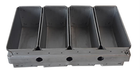 GATTO FOUR PAN BREAD TRAY ALUSTEEL (STANDARD)