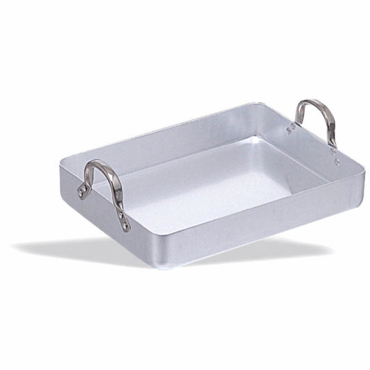 ROASTING PAN ALUMINIUM - 400MM X 300MM (FIXED HANDLES) (Pujadas)