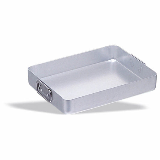 ROASTING PAN ALUMINIUM - 400MM X 300MM (FOLDING HANDLES) (Pujadas)