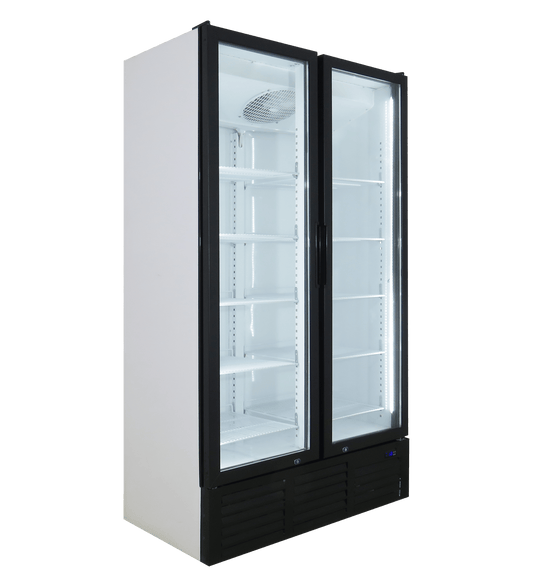 FRIDGE STAR FULL HEIGHT 2 GLASS DOOR HINGED (922 LT)