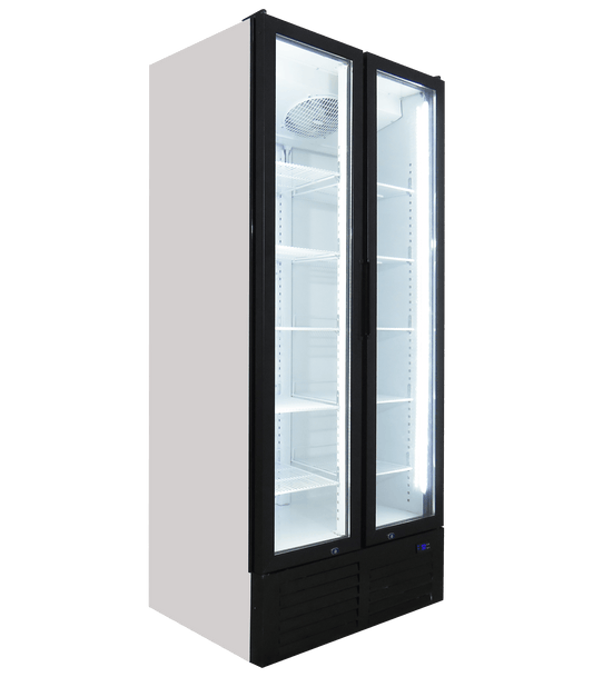 FRIDGE STAR FULL HEIGHT 2 GLASS DOOR HINGED (701 LT)