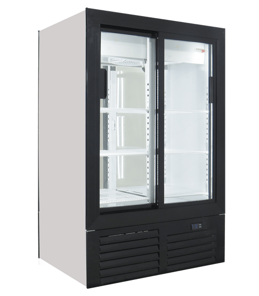 FRIDGE STAR FULL HEIGHT DOUBLE LANE SLIDING GLASS DOOR NO HEADER (390 LT)