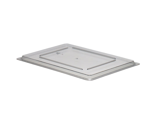 STORAGE BOX LARGE FLAT LID POLYCARBONATE CLEAR 45.7CM W X 66CM L