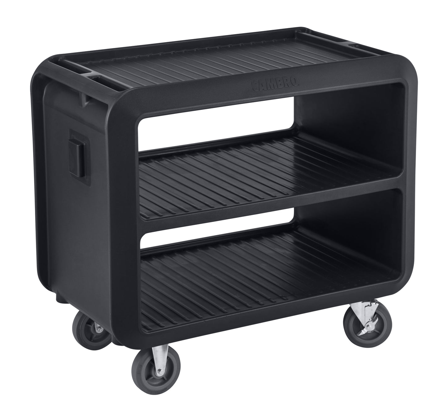 SERVICE CART PRO HEAVY DUTY 2 TIER 105CM L X 60CM W X 94CM H BLACK (Cambro)