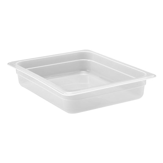 POLYPROPYLENE GN 1/2 FOODPAN TRANSLUSCENT 65MM D