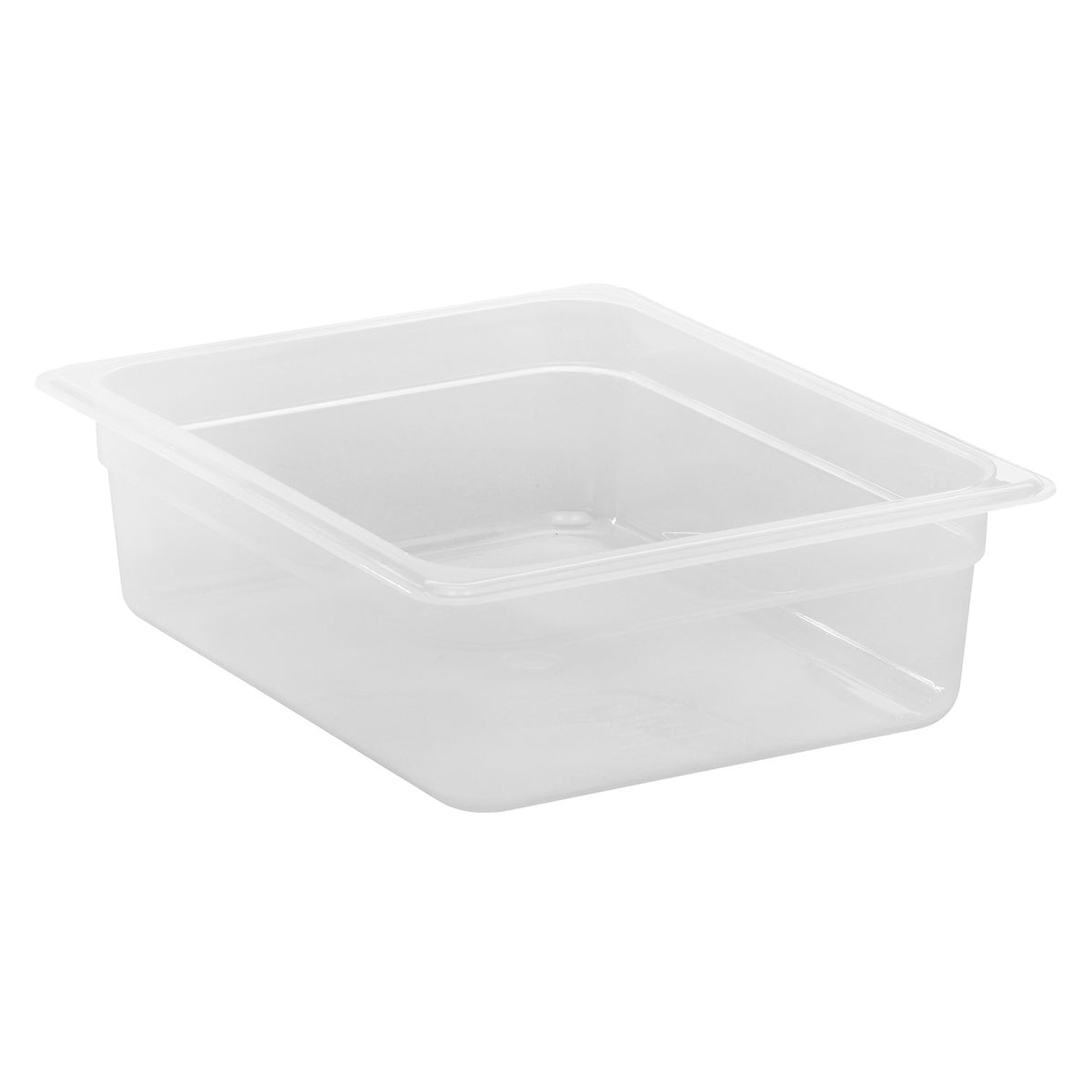POLYPROPYLENE GN 1/2 FOODPAN TRANSLUSCENT 100MM