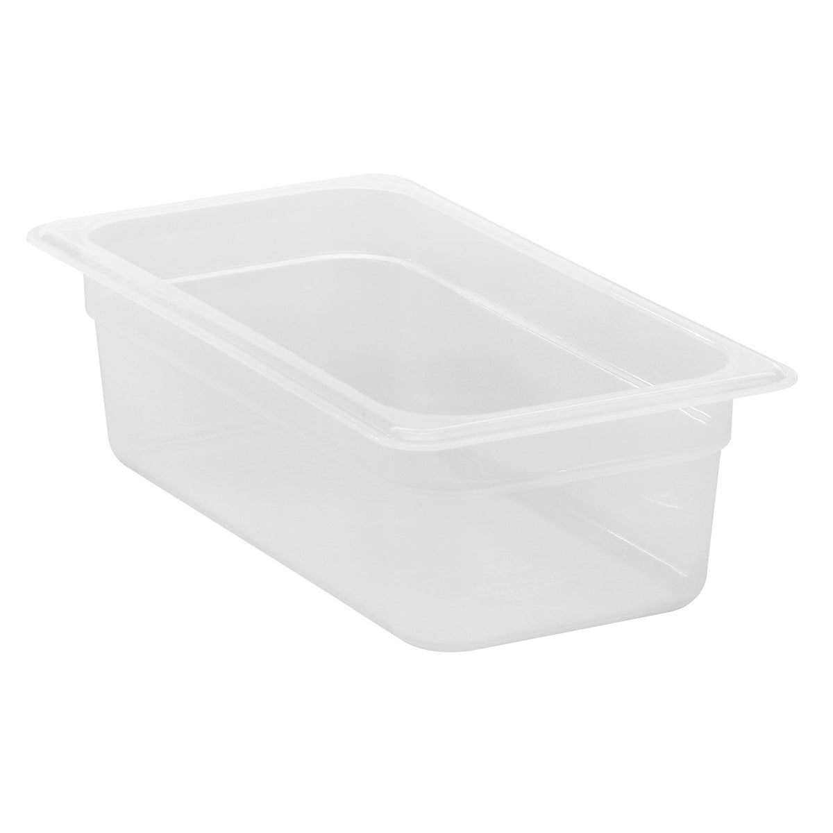 POLYPROPYLENE GN 1/3 FOODPAN TRANSLUSCENT 100MM