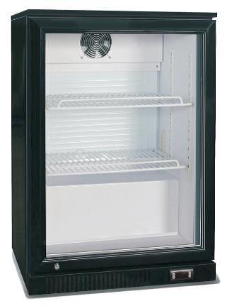 PACIFIC 1 DOOR BLACK BEER FRIDGE