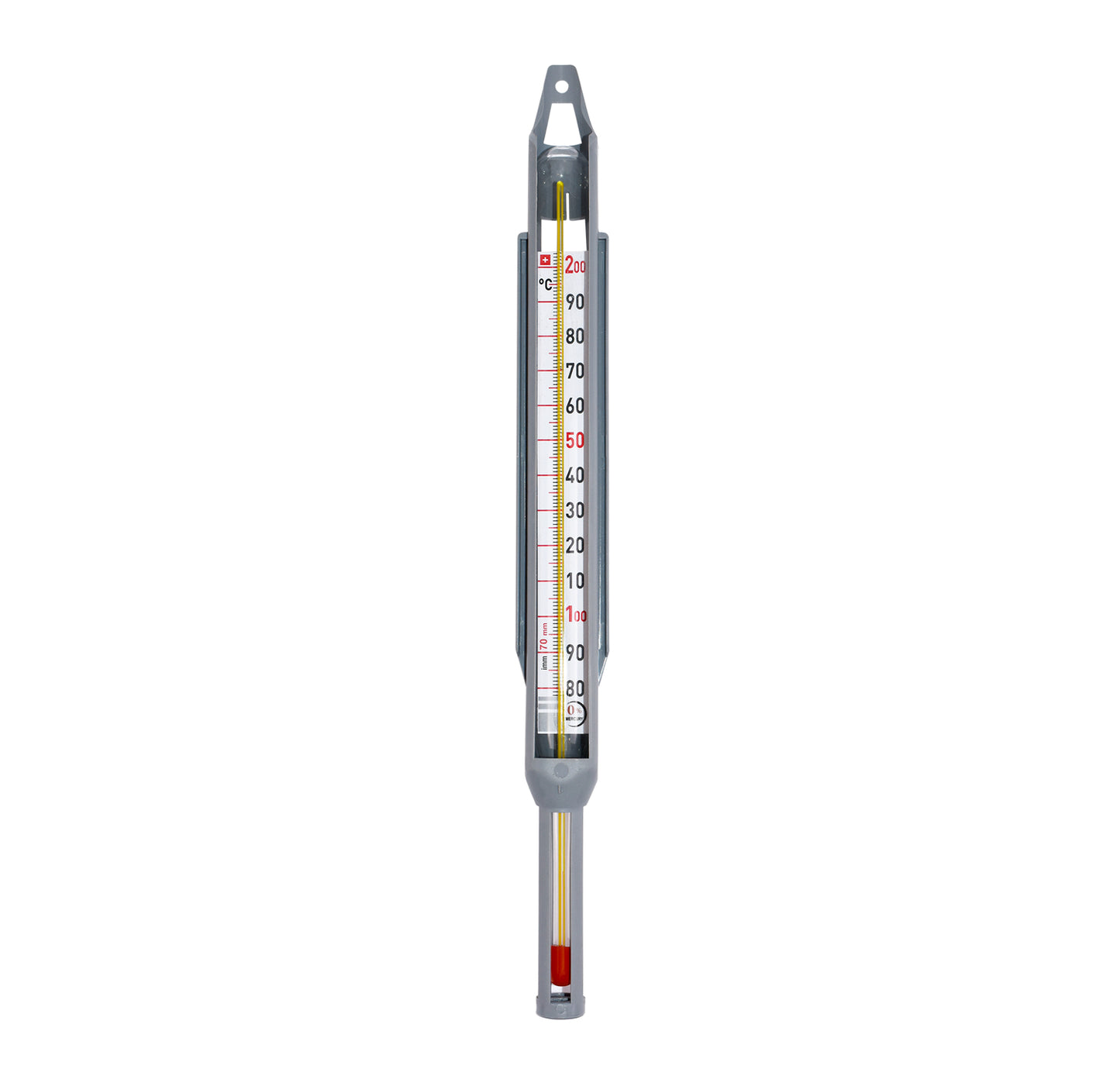 THERMOMETER CANDY - PLASTIC SLEEVE WITHOUT MERCURY INTERNAL SCALE GLASS THERMOMETER