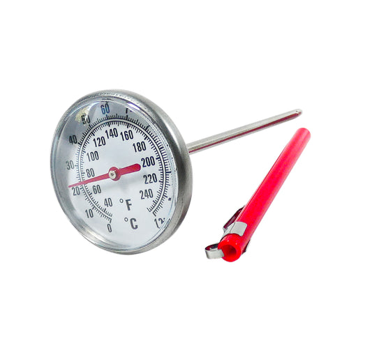 THERMOMETER POCKET DIAL 130mm (0C to 120C) KEEP IN POCKET TO TEST TEMPERATURES