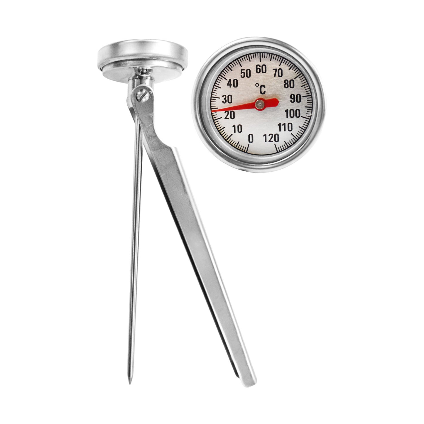 THERMOMETER ROASTING STEEL STEM 140mm- COOKING THERMOMETER