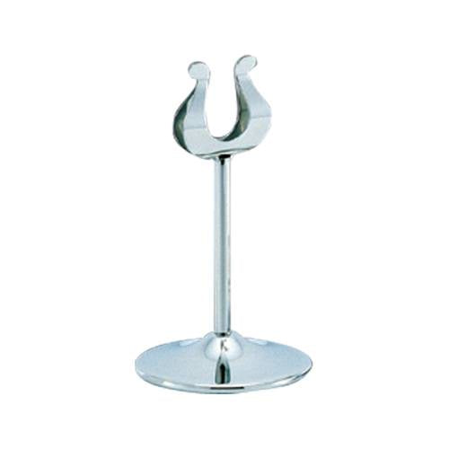 TABLE NUMBER STAND S/STEEL - 100MM