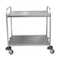 TEA TROLLEY S/STEEL GLOBAL - 2 SHELF - 910 X 850 X 540MM (Global)