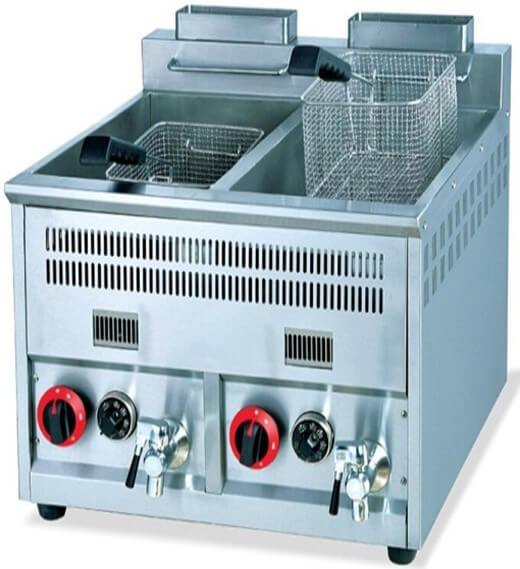 GATTO 2 X 12LT TABLE TOP GAS FRYER (NOW WITH SAFETY DEVICES)