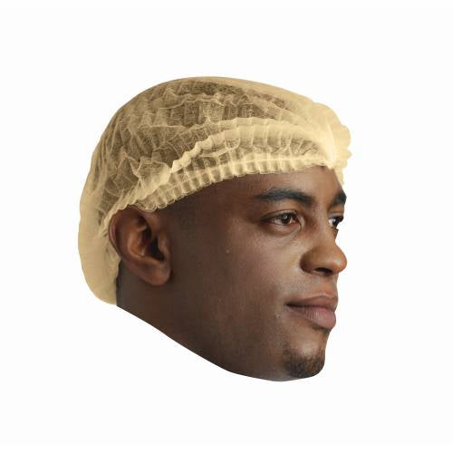 DISPOSABLE MOP CAPS - YELLOW - PACK OF 100 (Chefware)