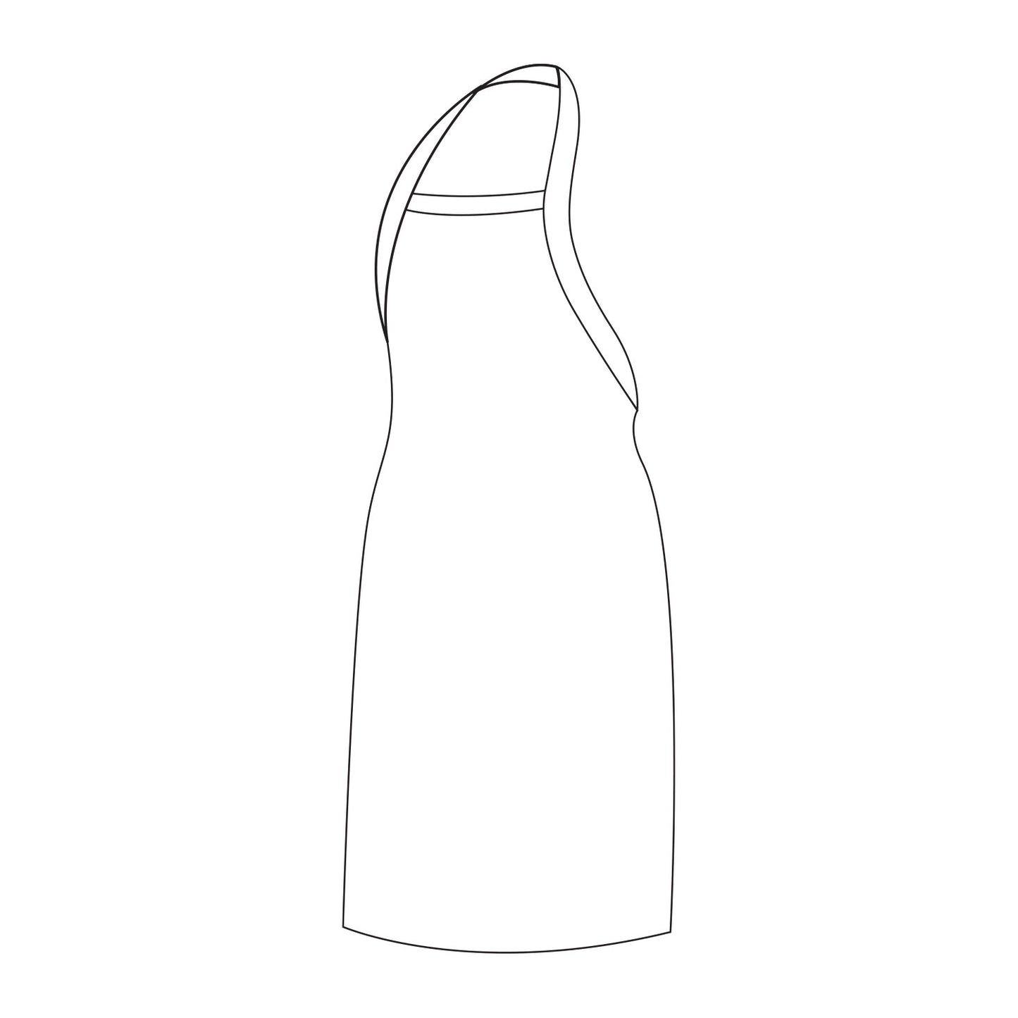 APRON – BLOOD AND FAT – WHITE PVC