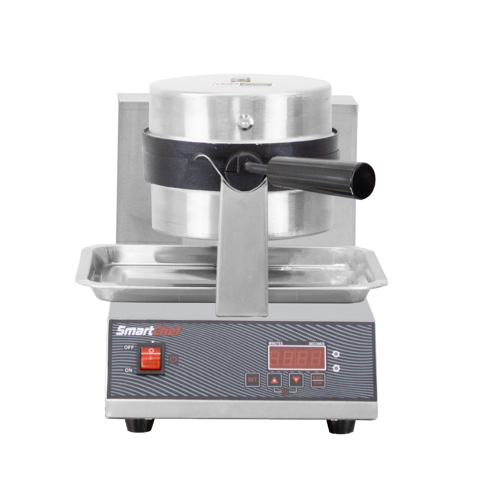 Waffle Baker-Single Round Rotating(SMARTCHEF)