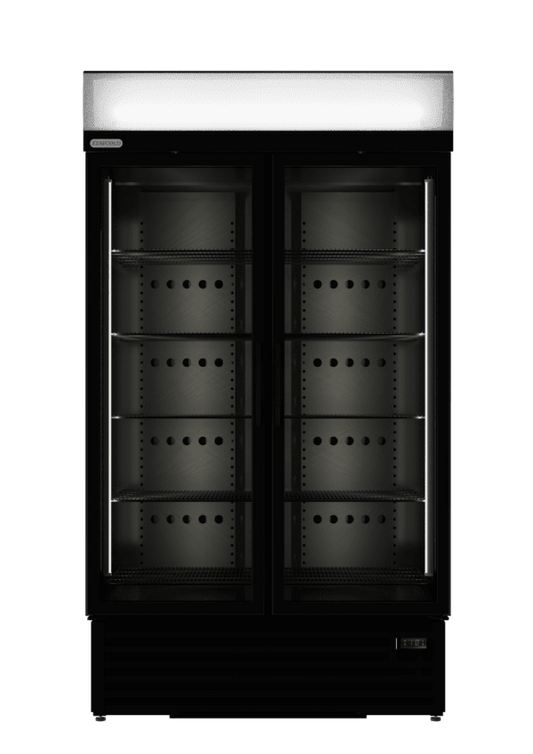 STAYCOLD Carbon Edition Double Door Display Freezer