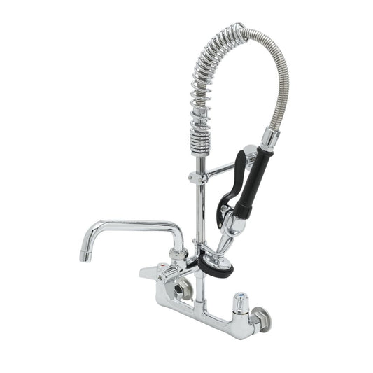Wall Mounted Mini Pre-Rinse Spray With 8” Faucet (T&S)
