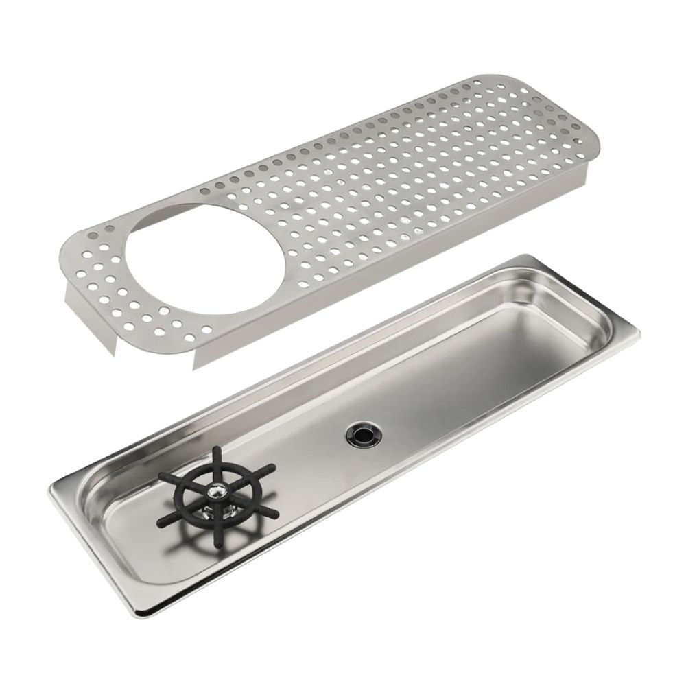 Single Glass / Pitcher Rinser - With Dry Grid (T&S)